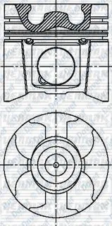 YEN-4159-000 Piston Segman (89.00mm Std ) Master 2.5 Dci 120 Movano 2.5 Cdti