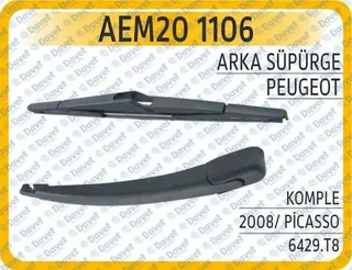 Silecek Supurgesi Arka Kollu Citroen C3 Ii A51 2009 2016 12 305mm
