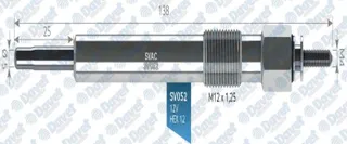 Kizdirma Bujisi 11v Isuzu Nkr13 Nkr55 Tfr24 Tfr54 D-Max 04> / J9 Premier 2,8d