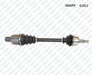 RN-8100 Komple Aks Sag On Uzunluk 611mm Dacia Duster 1.5 Dci 4x4 2012-