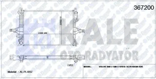 16-4501B Su Radyatoru Brazing Volvo S60 I 2.0 T A-T 2000-2010