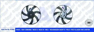 Fan Motoru (120w 302mm) Cordoba Ibiza Ii Ibiza Iii Inca Caddy Ii Polo / Classic