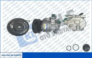 KALE 418975 Klima Kompresörü Hyundai Accent Iv 1.4 10<17 İ20 I 1.4 1.6 08<15 6pk - V Kayiş Kasnaği 130mm