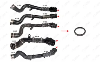 NIFEA-10907 Turbo Hortumu Megane Iii Scenic Iii 1.5 Dci