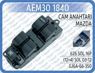 On Cam Acma Kapama Anahtari Sol Mazda 6 03>06 Dortlu