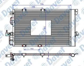 43-3223 Klima Radyatoru Opel Astra G (F69) 1.6 16v 1998-2005