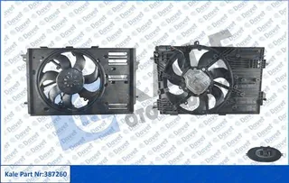 25-3521 Fan Motoru Davlumbazli Tek Fanli Renault Megane Iv 1.5 Dci Euro 6 2016-
