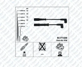 NGK 4746 Buji Kablosu  Albea Linea Doblo Fiorino 500