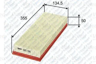 Hava Filtresi (Cift) W203 00>07 S203 01>07 Cl203 02>08 W204 07>14 C209 02>09 C219 04>10 W211 03>08 W