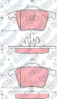 L10-1449 Fren Balata Arka Volvo Xc90 I 2.5 T 2002-2014