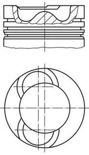 FM 87-72501 0501 Piston+Segman 26 Ø (81,5 Mm) (0,20 Mm Kisa) Crafter