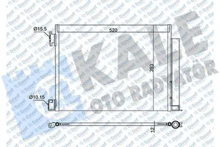 BOSCH 1986AD2393 Klima Radyatörü Renault Clio V 19> Captur Ii 20> Nissan Juke F16 19> Micra V K14 16> 1.0tce 1.3tce 1.5dci 519x393x12