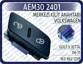 AEM30 2401 Merkezi Kilit Anahtari Vw Golf 5 / Jetta 06-11