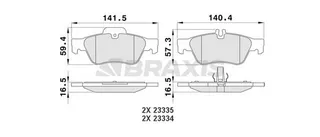 Fren Balatasi Arka W203 04>07 S203 04>07 C209 06>09 A209 04>05 C219 04>10 C218 11>17 W211 03>08