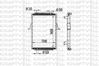 Motor Radyatoru Cercevesiz Renault Premium 370-420 00> Dci11