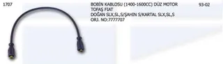 Bobin Kablosu 7777707 Fiat Dkş Doğan Sl Slx Şahin S Kartal Sl Slx