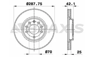 On Fren Aynasi Havali Calibra 2.0t / 2.5 V6 92 96 Vectra B 2.0i / 2.5i / 2.5i V6 95>