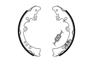 Pabuç Fren Balatasi Toyota Fortuner 2.4 Diesel Turbo; Fortuner 2.4 Diesel Turbo 4×4; Fortuner 2.5 4×4; Fortuner 2.5 D-4d; Fortuner 2.7; For