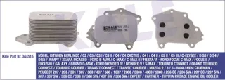 Yağ Soğutucu Citroen C2/C3/C4/C-Elysee Ford Focus Peugeot 207/208/301/307/206 /Partner Al/Pl/Brz