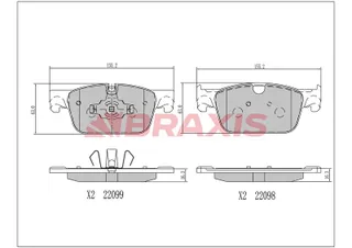 On Fren Balatasi Volvo Xc60 Ii 15 > S90 Ii 15 > V90 Ii 17 > S60 Iii 20> V60 Ii 20> 17 Jant