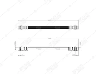 Arka Fren Hortum Renault R9 Peugeot Sol 206 99/- 19 88-03 9--11 81-97 Express 85-98