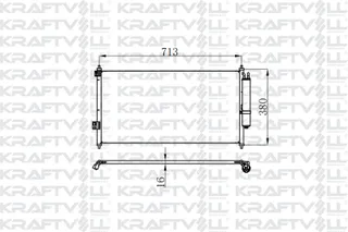 Klima Radyatoru Nissan Xtrail Benzinli - Dizel 2001 - 2007