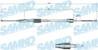 El Fren Teli Arka Sol 1075 / 808 A2 Kampana Fren 03>