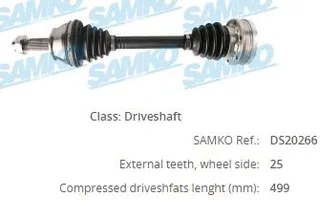 FI-8100 Komple Aks Sag On Uzunluk 494mm Fiat Punto 1.3 Jtd - 1.9 Jtd 5 Vites M-T 99-09/ Alfa Romeo (Sol-Sag On) 147 (937_) 1.6 16v T.Spark - 1.9 Jtd - 2.0 16v T.Spark (937.Axa1a, 937.Axb1a, 937.Bxb1a) 01-10