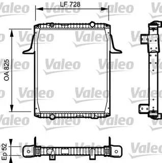 Su Radyatoru Renault Trucks Premium (Cercevesiz) / (Mt) 1996 Sonrasi