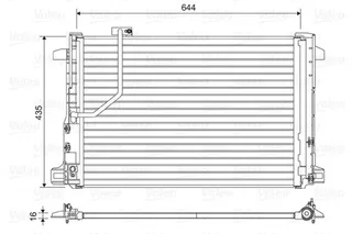 43-2822 Klima Radyatoru Mercedes C Class (W204) C 180 2007-2014