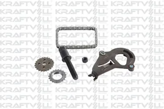 Yag Pompa Zincir Seti (Zincir+Kizak+2xdisli+Saplama) Bmw N43 N45 E81 E87 E90 E92