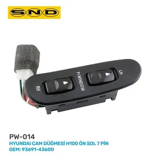 Hyundai Cam Düğmesi H100 Ön Sol 7 Pin Oem: 93691-43600