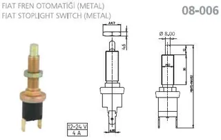 Fren Müşürü Metal Fiat Dkş M.131
