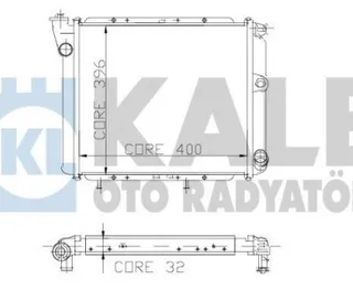 Radyatör Renault R9/R11 Brod.Spr. 2 Sira Al+Pl Sistem