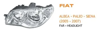 Far Gri Sol Fiat Albea 2005-2007 Motorlu